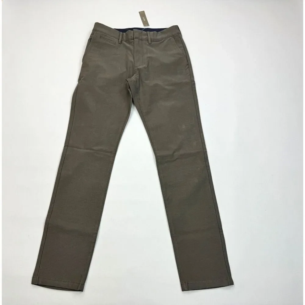 J Crew 484 Slim-fit Midweight Tech Pant Mens‎ 28 30 NWT $118 Stretch Performance